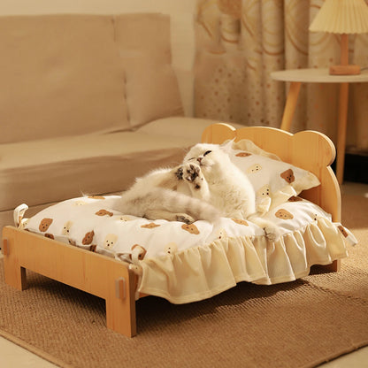 Cat Bed Wooden