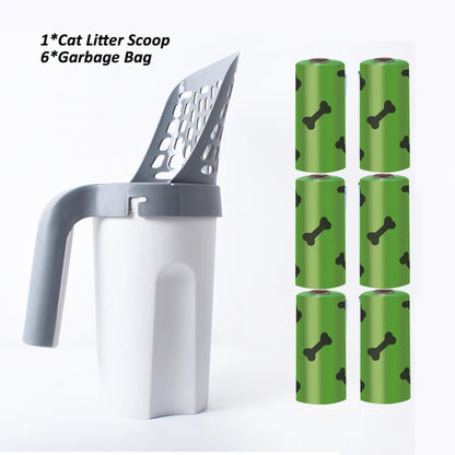 Pet Litter Shovel Scoop with Waste Bags