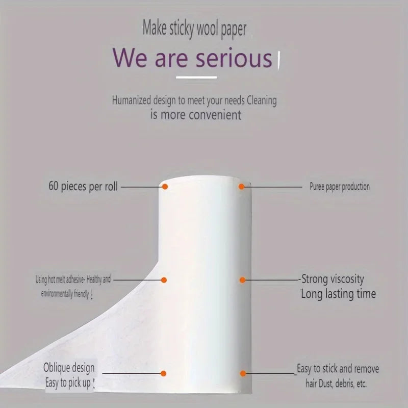 Extra-Sticky Lint Roller for Pet Hair