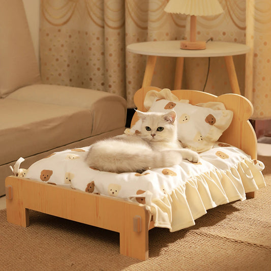 Cat Bed Wooden
