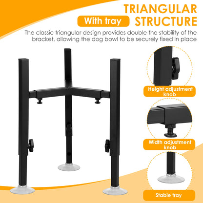 Adjustable Elevated Dog Food Bowls