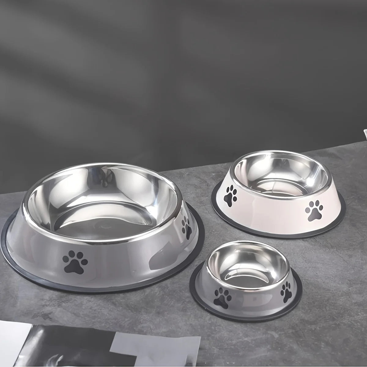 Dog Food And Water Bowl