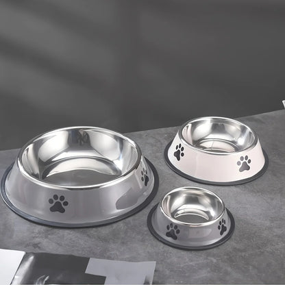 Dog Food And Water Bowl