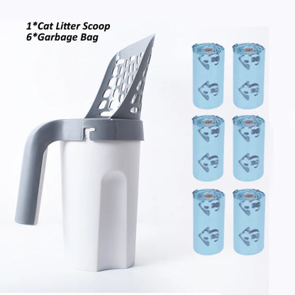 Pet Litter Shovel Scoop with Waste Bags