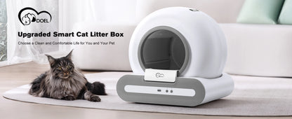 Automatic Cat Litter Box Self Cleaning with App Control