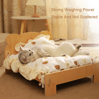 Cat Bed Wooden